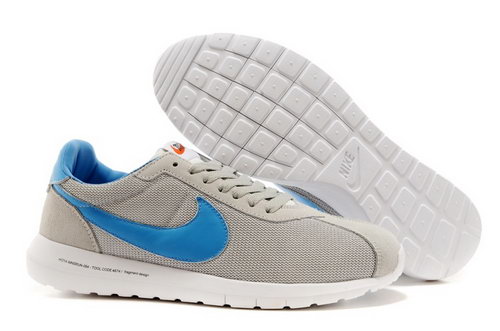 Nike Roshe Run Mens Shoes Light Gray Blue Special China